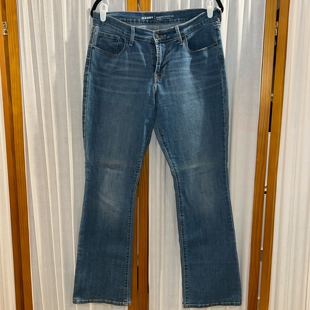 Old Navy Women’s Denim Jean, Mid-Rise Curvy Sz 12R